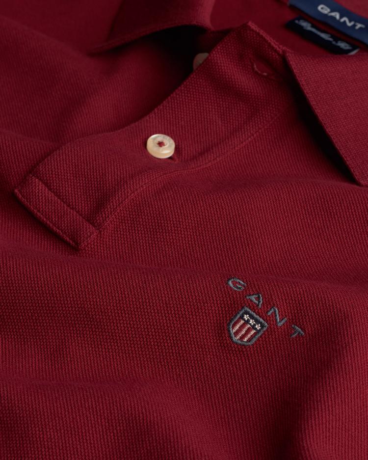GANT Men's Original Long Sleeve Piqué Polo Shirt