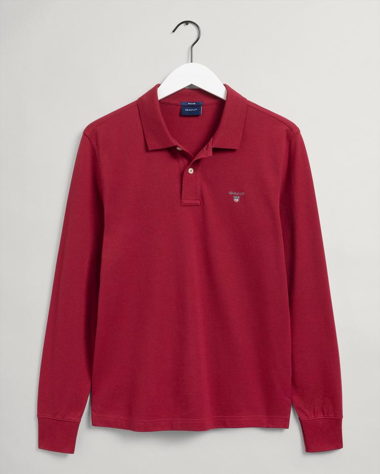 GANT Men's Original Long Sleeve Piqué Polo Shirt