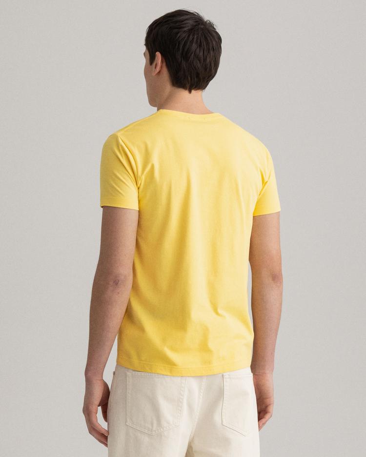 GANT Men's Original Slim Fit V-Neck T-Shirt