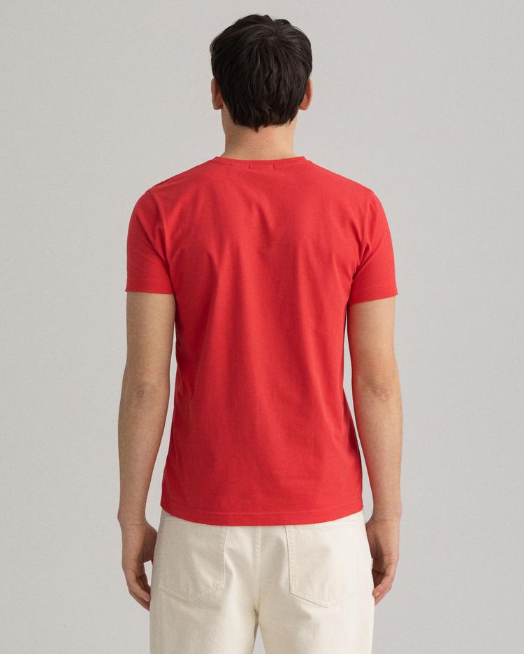 GANT Men's Original Slim Fit V-Neck T-Shirt