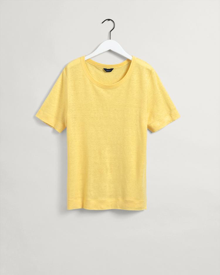 GANT damski T-shirt lniany  - 4204460