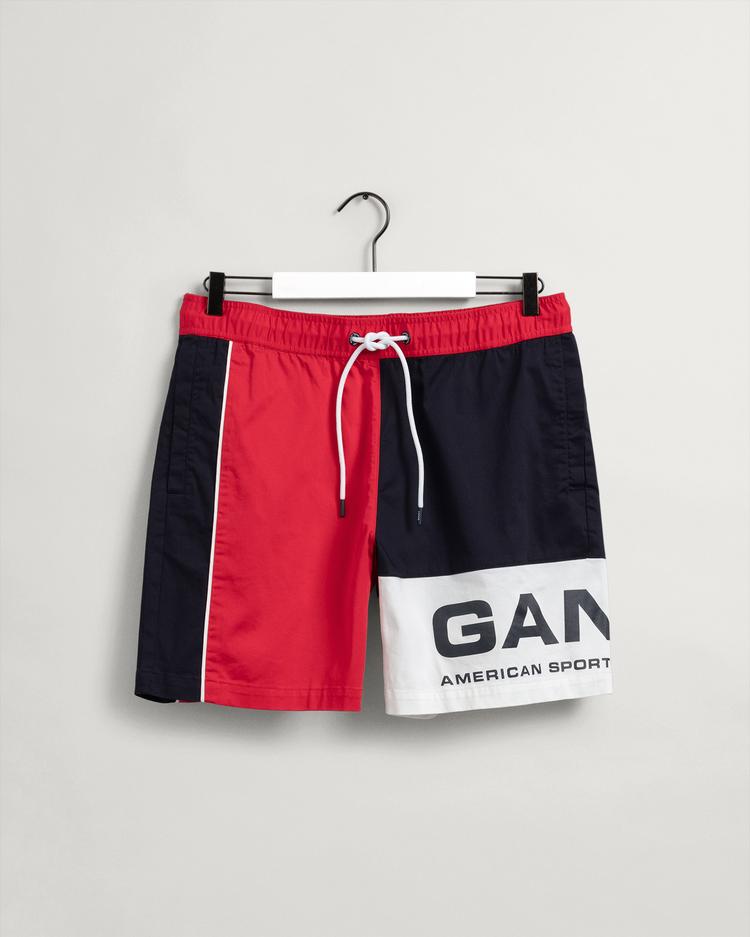 GANT Men's Colorblock Retro Shield Shorts