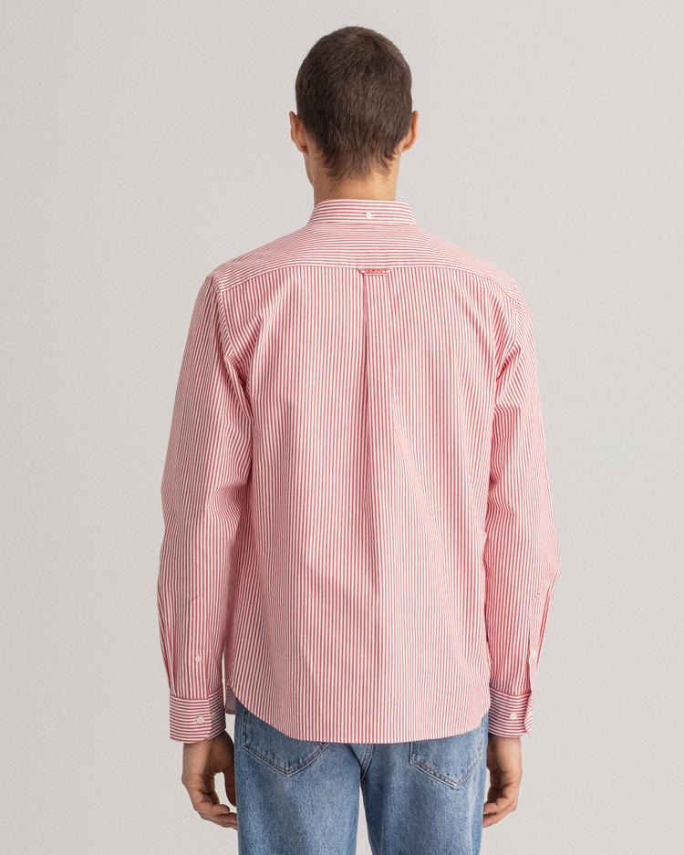 GANT męska koszula w paski z diagonalu Regular Fit - 3013590