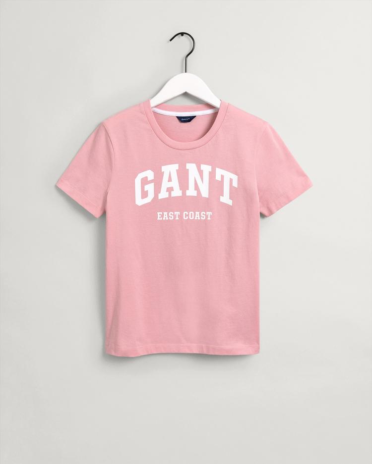 GANT damski T-shirt z logo - 4200233