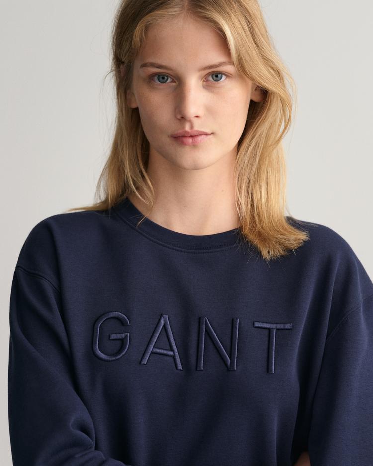 GANT Women's Tonal Crew Neck Sweater
