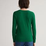 GANT damski lekki sweter z wełny jagnięcej z dekoltem w kształcie litery V
