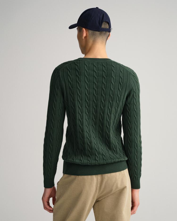 GANT Men's Cotton Cable Crew Neck Sweater - 8050501
