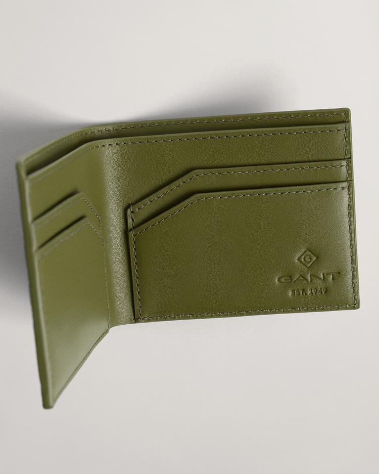 GANT męski portfel skórzany w pleciony deseń