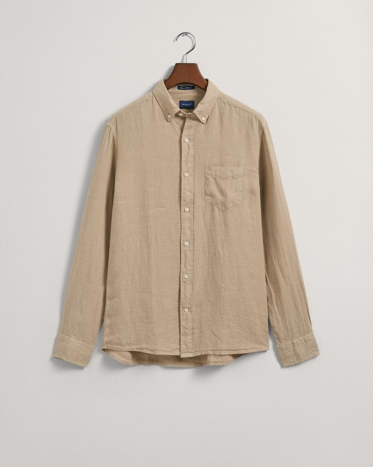 GANT Regular Fit Garment-Dyed Linen Shirt - 3230102