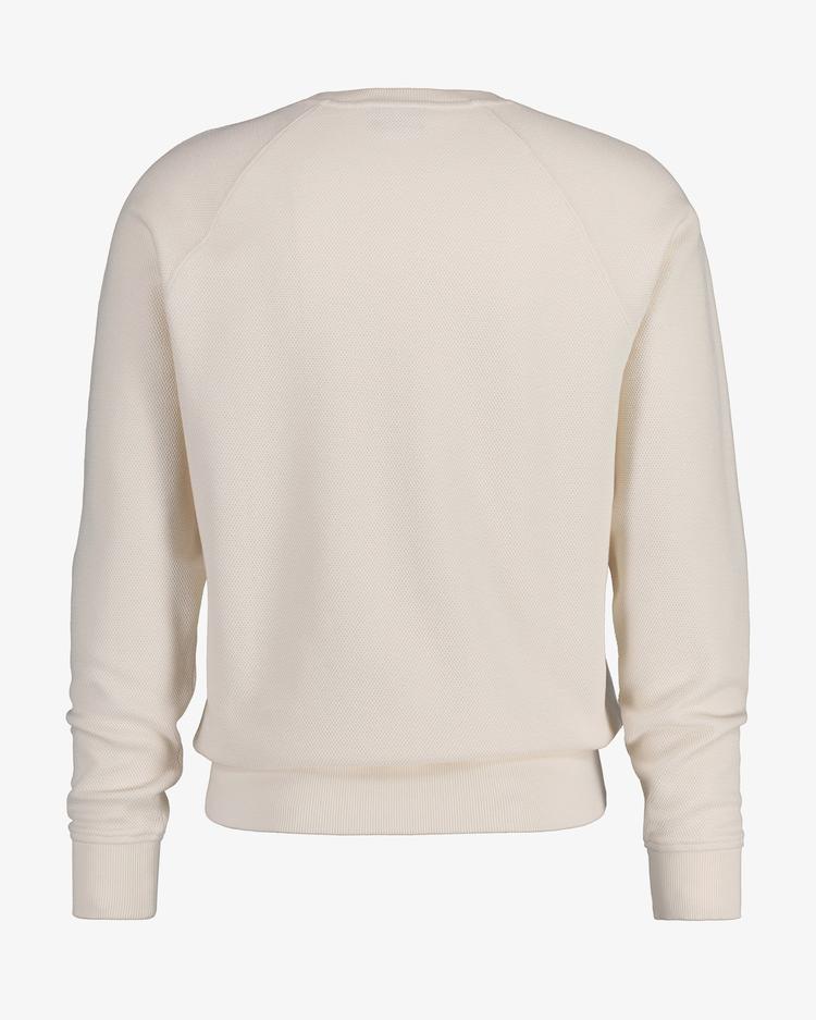 GANT Męski sweter z okrągłym kołnierzykiem - 2026045
