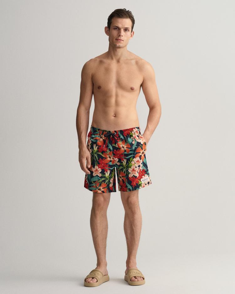 GANT Floral Print Swim Shorts - 922316203