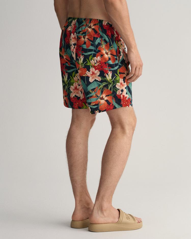 GANT Floral Print Swim Shorts
