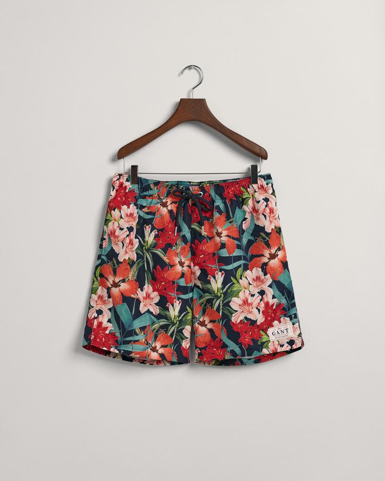 GANT Floral Print Swim Shorts