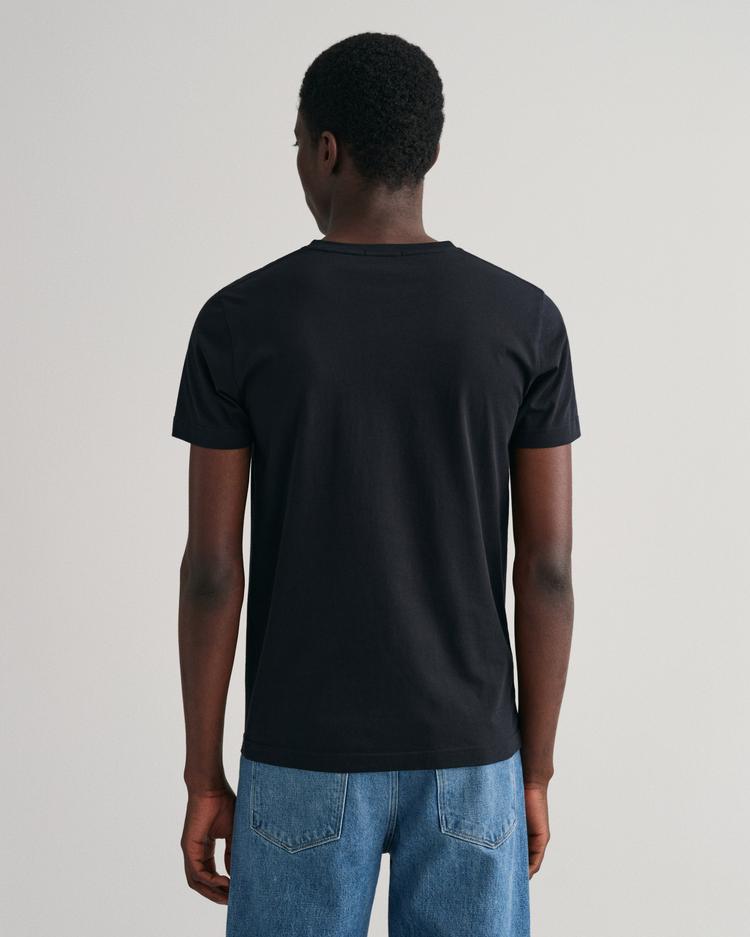 GANT T-shirt Original z dekoltem w kształcie litery V Slim Fit - 234104