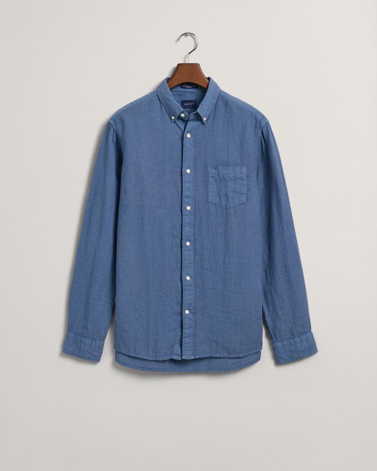 GANT Regular Fit Garment-Dyed Linen Shirt 3230102 | GANT