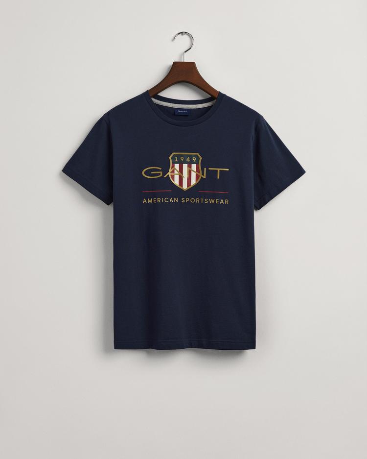 GANT T-shirt z motywem Archive Shield