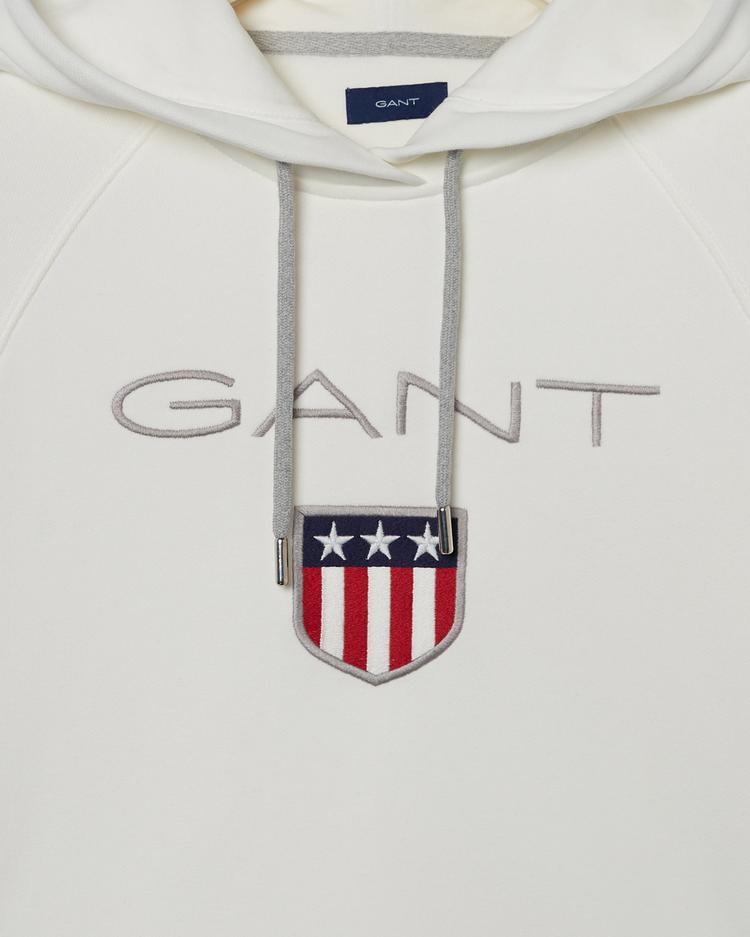 GANT Damska bluza z kapturem z motywem Archive Shield
