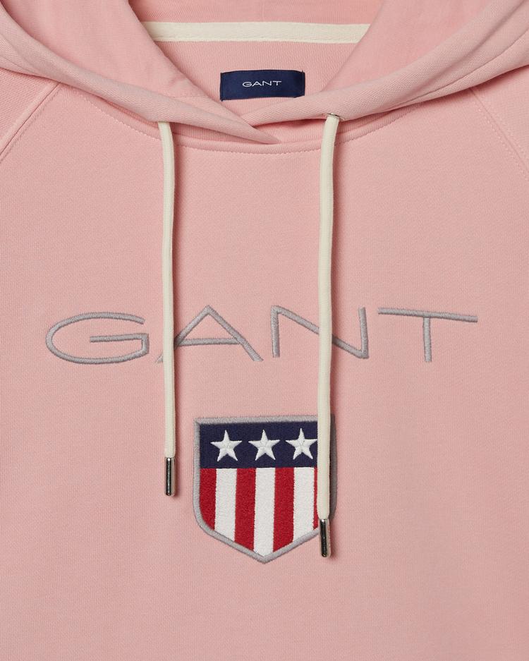 GANT Damska bluza z kapturem z motywem Archive Shield - 4204617