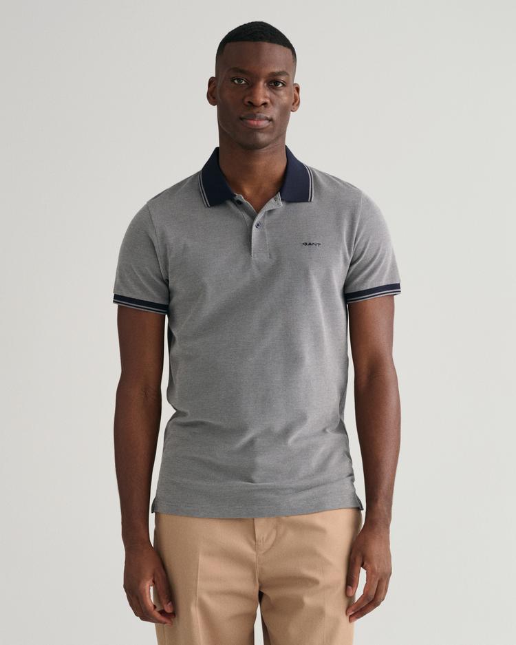 GANT 4-Color Oxford Piqué Polo Shirt - 2057029