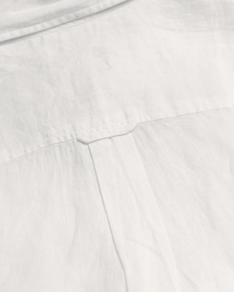 GANT koszula z lnianej tkaniny chambray Regular Fit