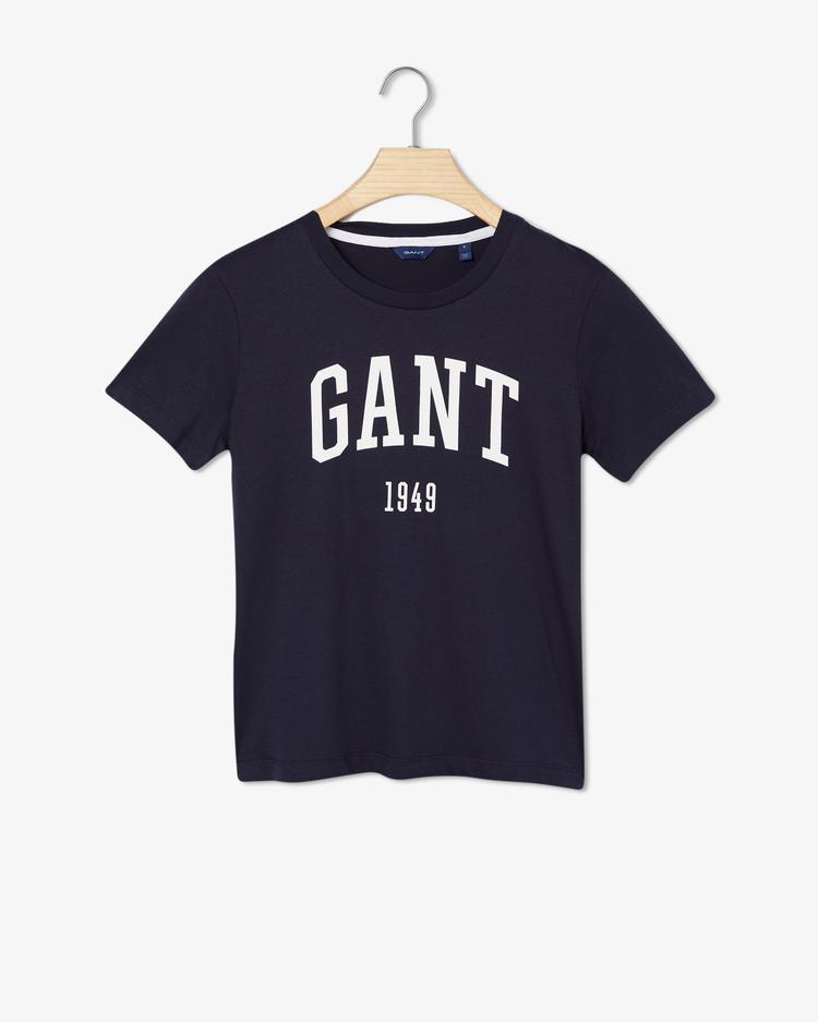 GANT Damski t-shirt z krótkim rękawem i logo - 4200670