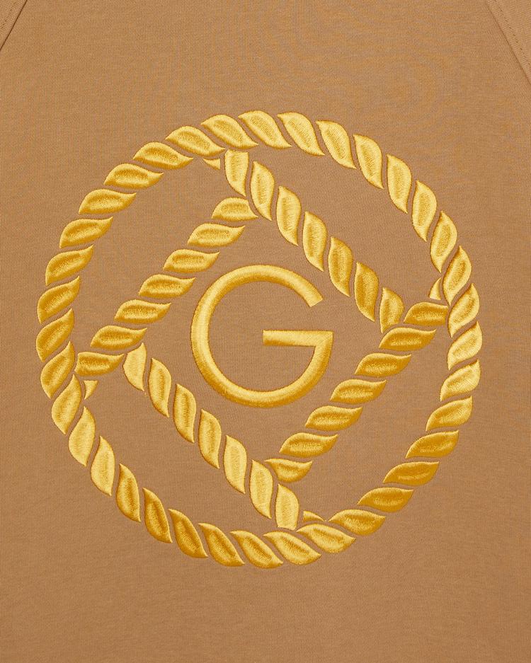 GANT Damska bluza z okrągłym dekoltem i motywem Rope Icon