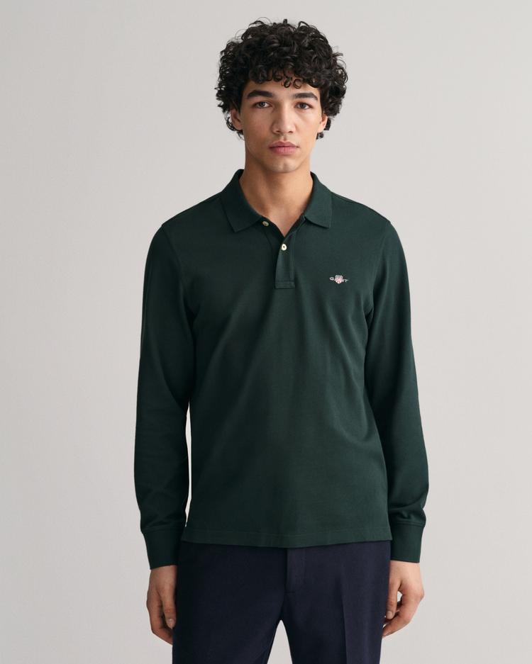 GANT Slim Fit Shield Piqué Polo Shirt - 2230