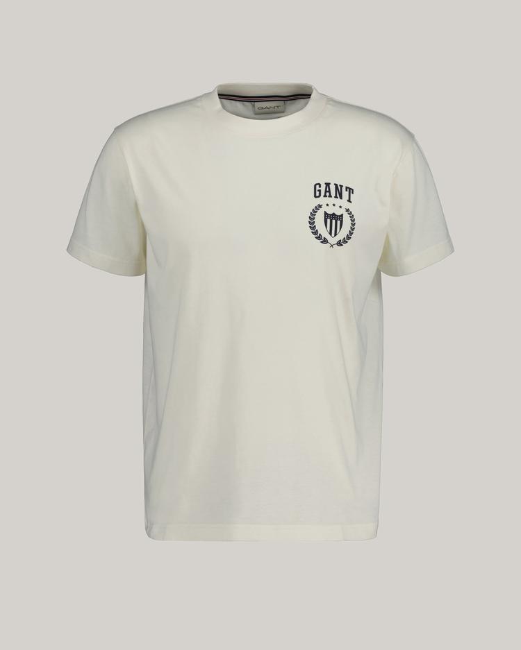 GANT T-shirt z motywem Crest Shield - 2003202