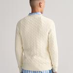GANT Cotton Cable Knit Crew Neck Sweater