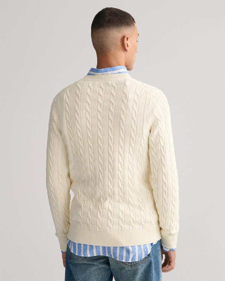 GANT Cotton Cable Knit Crew Neck Sweater - 8050601