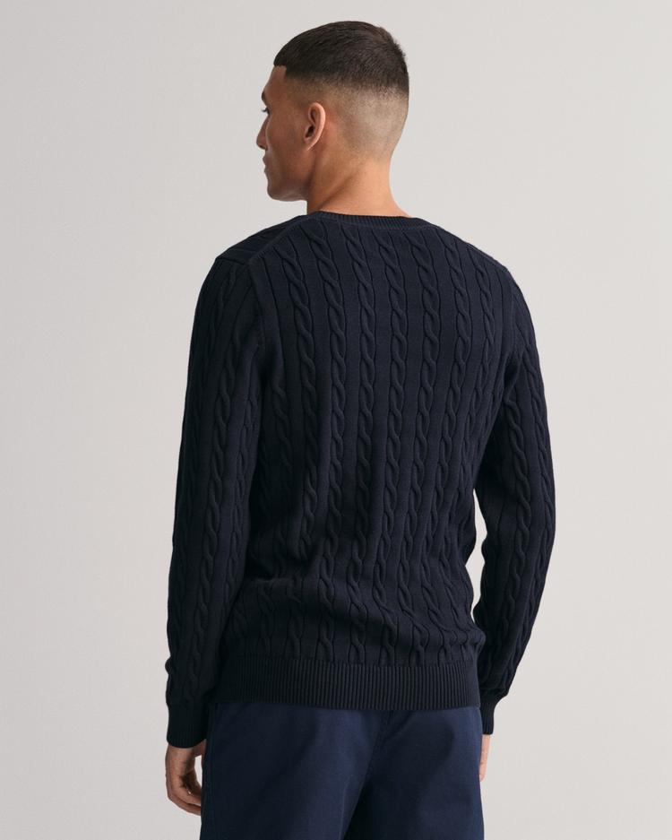 GANT Cotton Cable Knit Crew Neck Sweater - 8050601