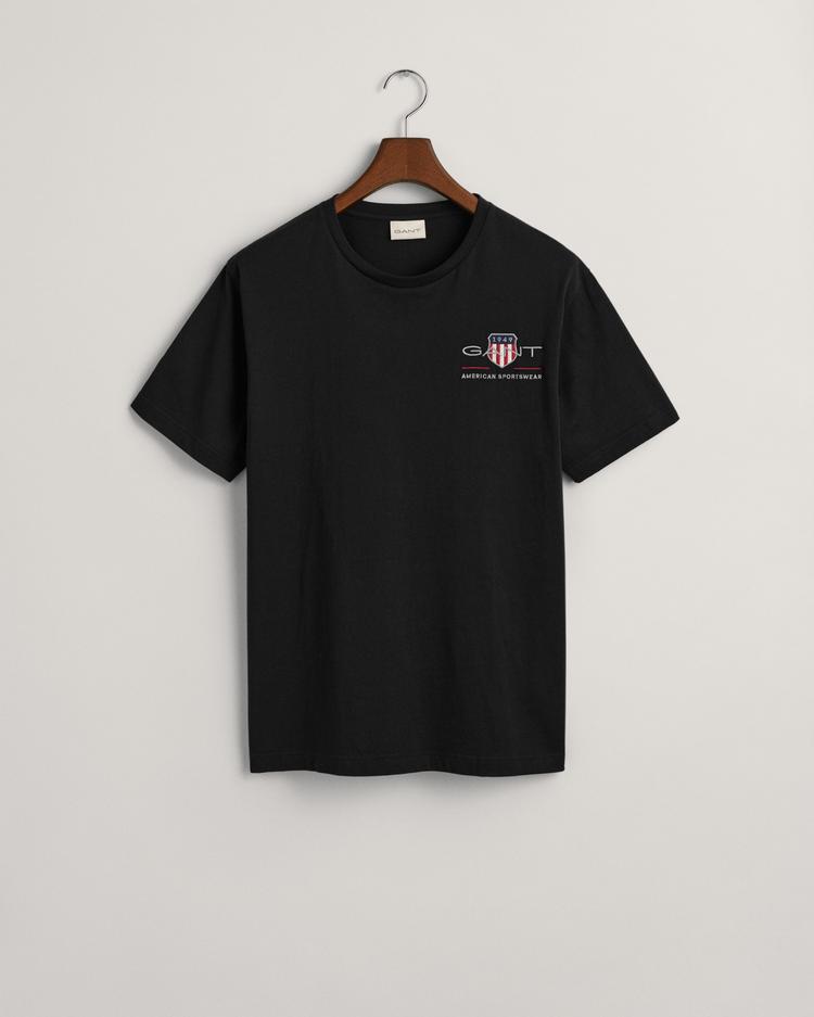 GANT T-shirt z haftowanym motywem Archive Shield - 2067004