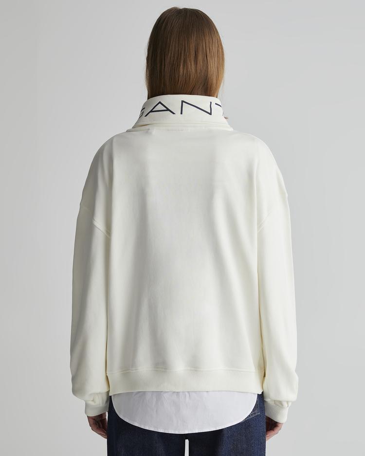 GANT Women's Half Zip Oversize Sweatshirt - 42523308T