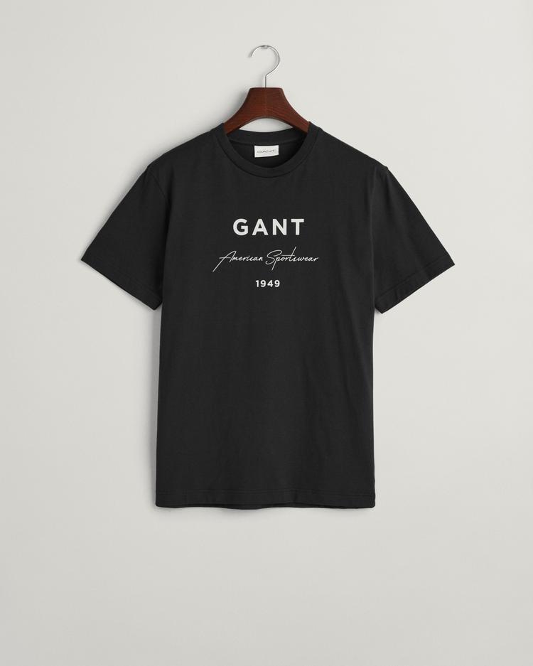 GANT  Script Graphic Printed T-Shirt 