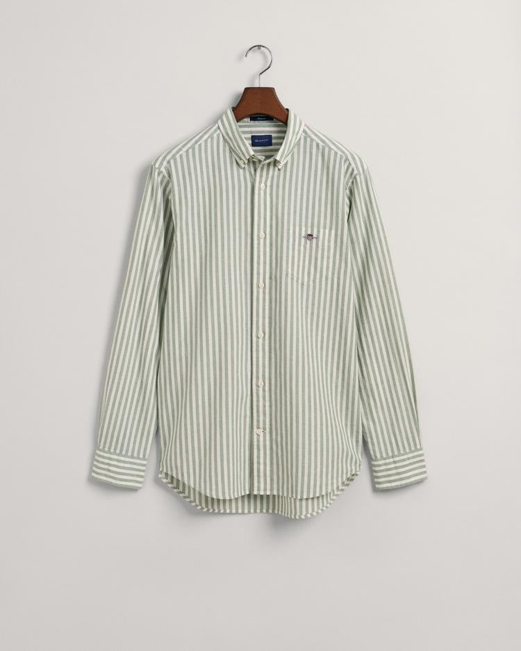 GANT  Regular Fit Striped Cotton Linen Shirt