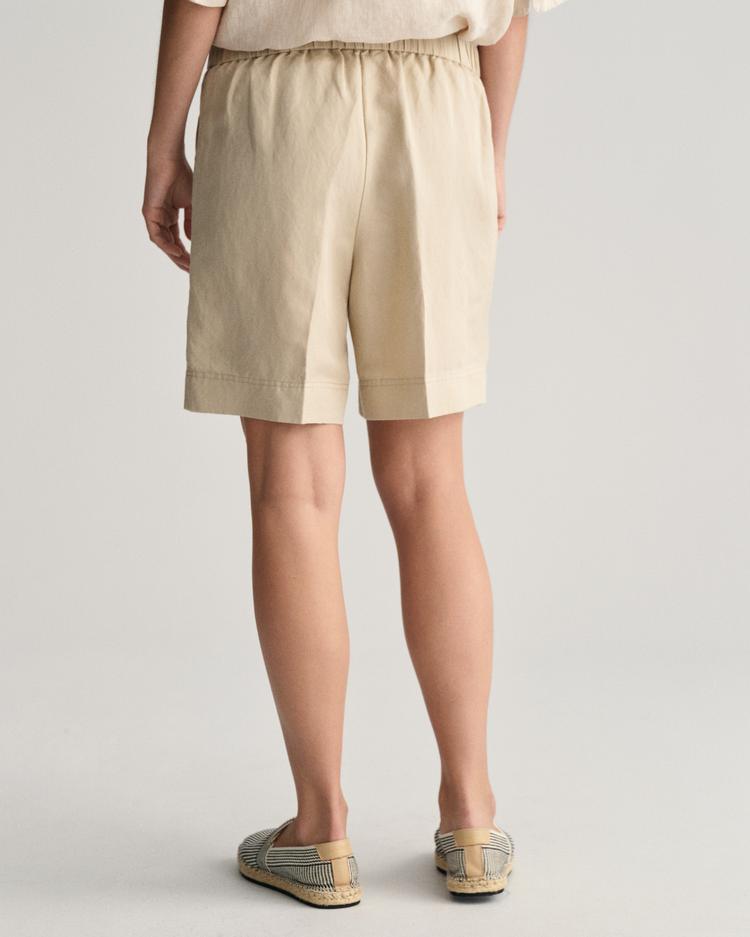 GANT Relaxed Fit Linen Blend Pull-On Shorts  - 4020096