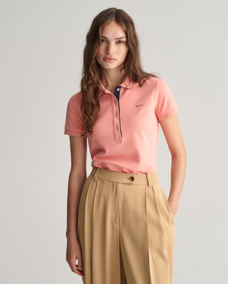 GANT Contrast Collared Piqué Polo Shirt  - 4200828