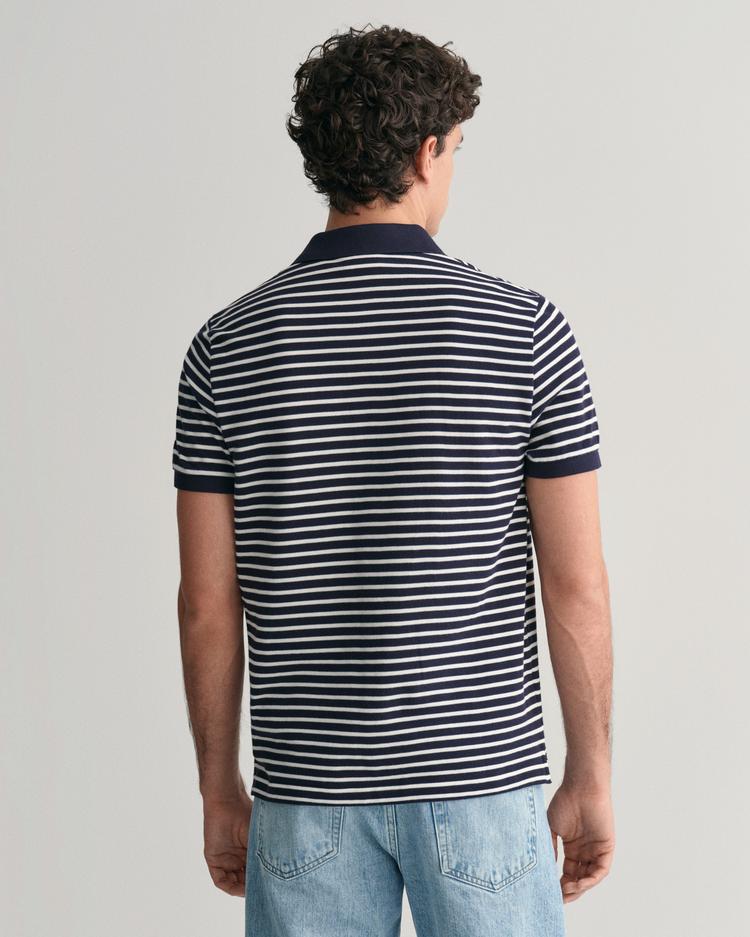GANT Striped Piqué Polo Shirt 