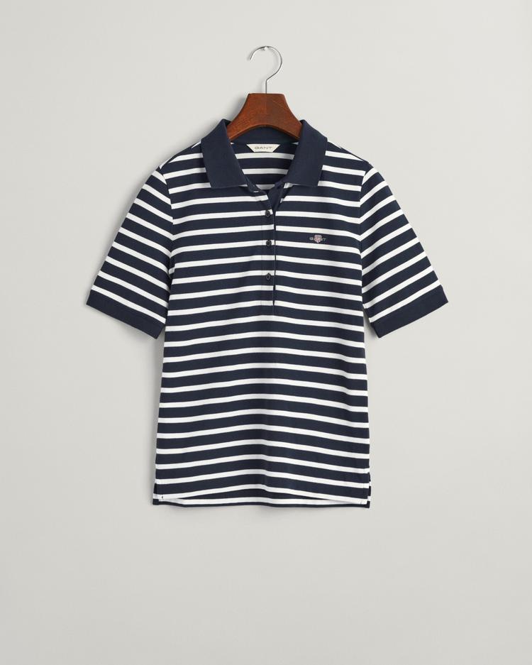 GANT Striped Shield Piqué Polo Shirt - 4200850