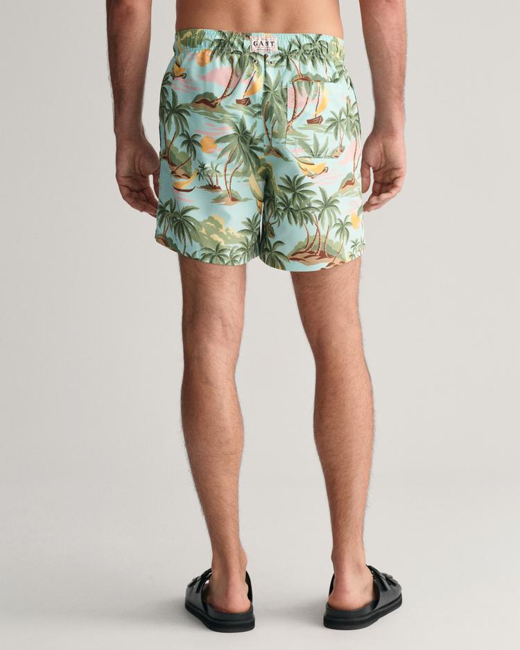 GANT Hawaiian Print Swim Shorts