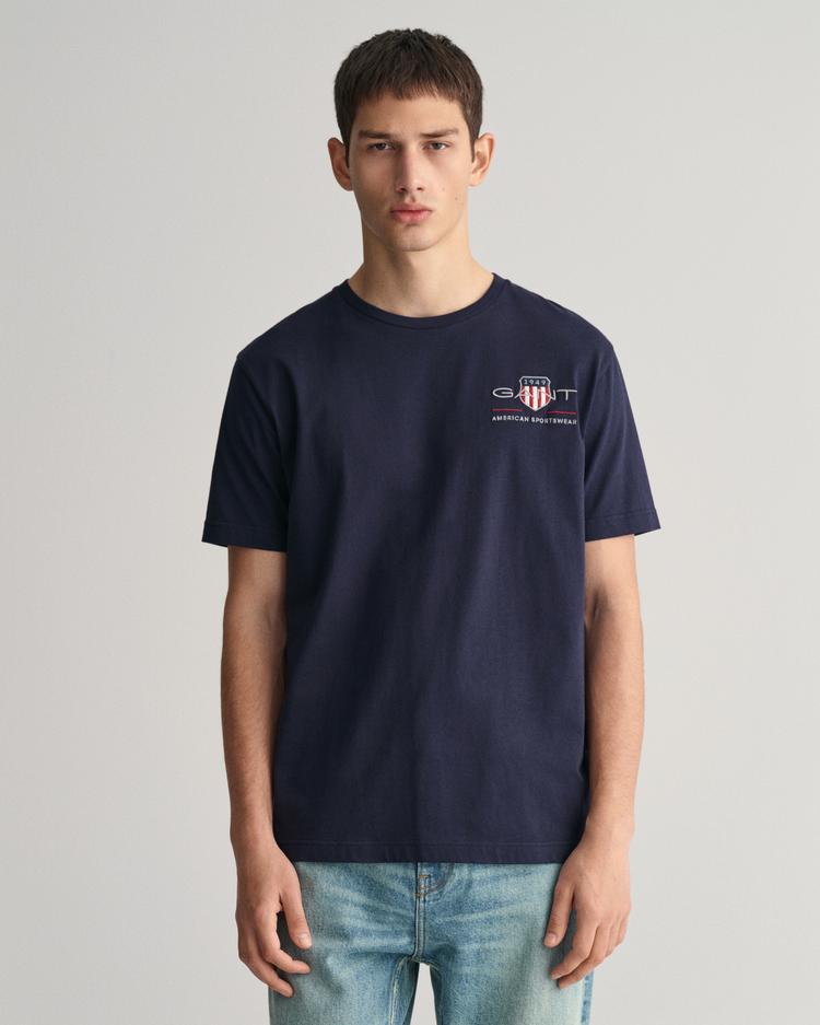 GANT Embroidered Archive Shield T-Shirt - 2067004