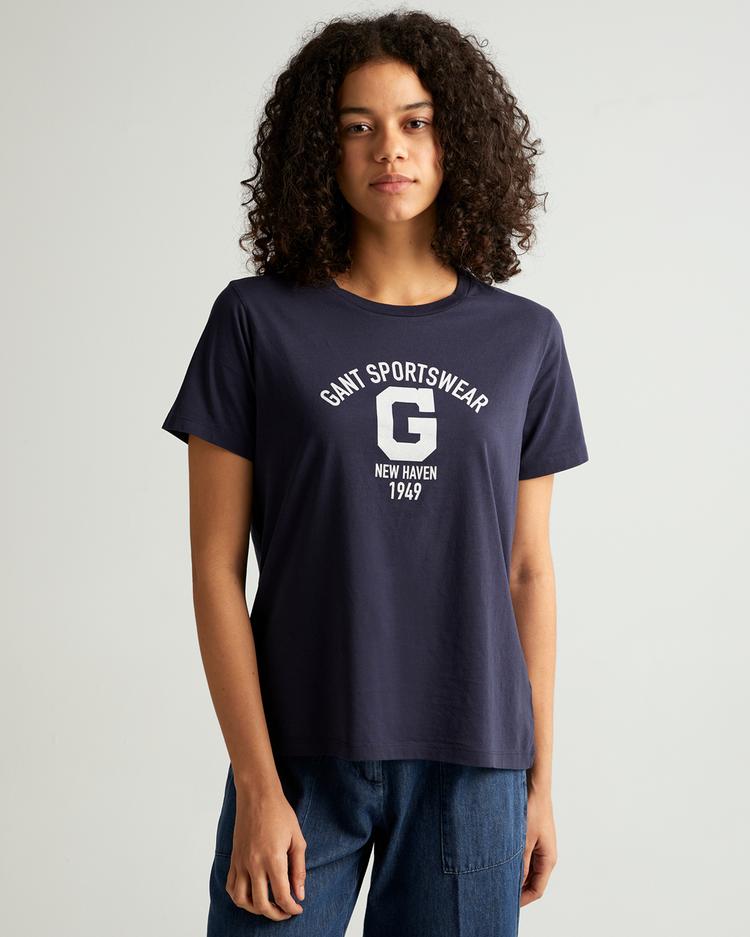 GANT sportowy T-shirt z logo - 4200849