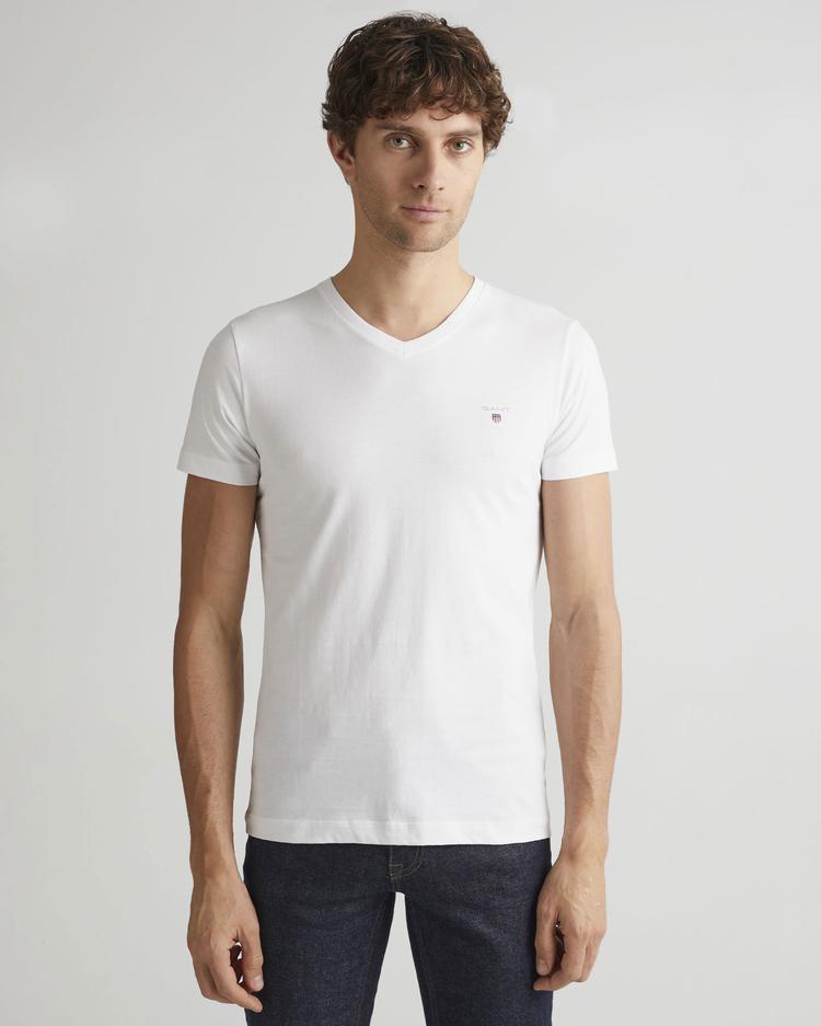 GANT Original Slim Fit V-Neck T-Shirt