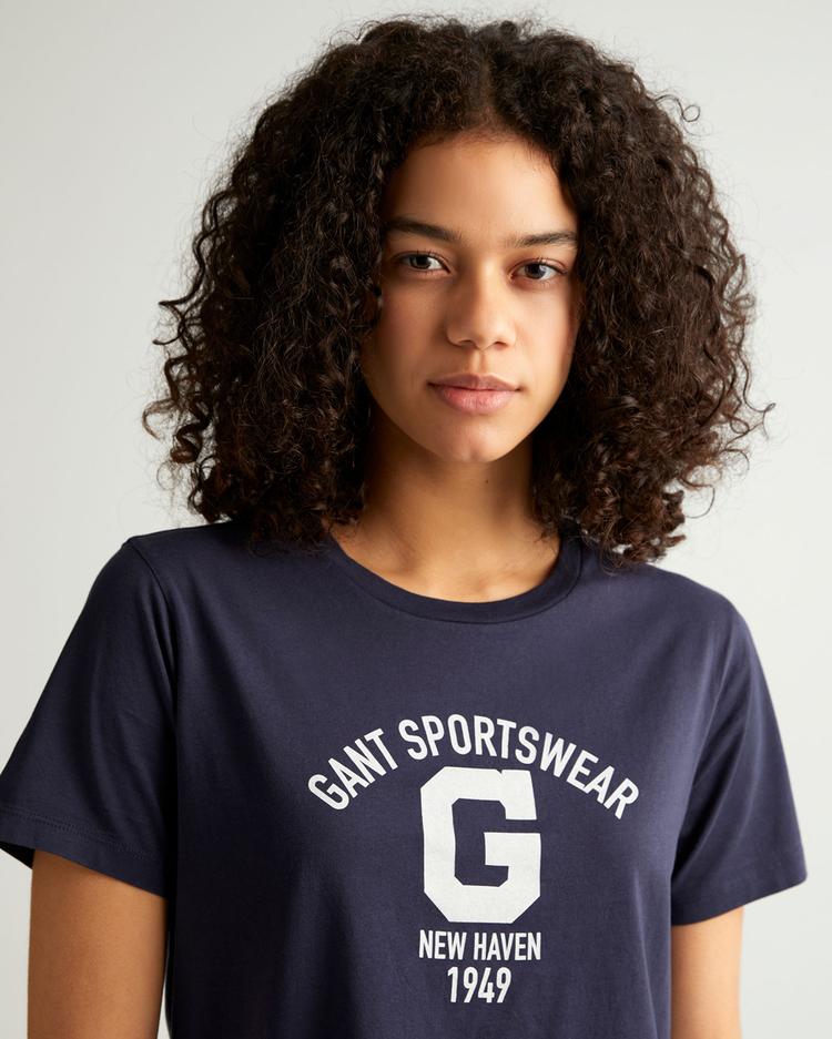 GANT sportowy T-shirt z logo
