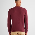 Gant Micro Textured Cotton Crew Neck Sweater 