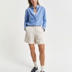 Szorty Relaxed Fit Linen Blend Pull-On