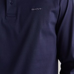 Gant Mercerized Long Sleeve Polo Jersey Rugger 